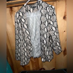 Snakeskin Blazer